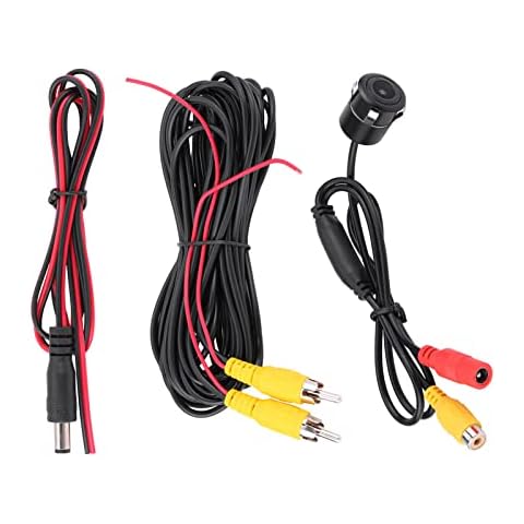 Car Reverse Camera, 18.5mm HD Low Light Night Version Car Reverse Backup Rear View Camera Colorful Display NTSC/PAL Cover