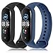 Oumida 2 PCS Bracelet pour Mi Band 5/ Mi Band 6/6 NFC/Amazfit Band 5, Bracelet en Silicone Souple Respirant Compatible Uniquement pour Xiaomi Mi Band 5/ Xiaomi Mi Band 6/6 NFC/Amazfit Band 5