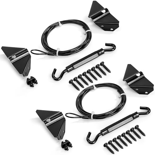 ZENFUN 2 Set Anti Sag Gate Kit for Wooden Fence