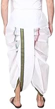 Rameshwaram Fabrics Men’s Yoga Herman Pant with Pocket – Traditional Dhoti Style | Ethnic Stretchable Yoga Wear for Meditation, Workout & Daily Comfort