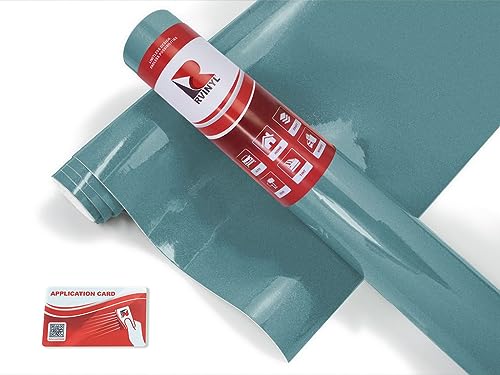 ORACAL 951 Blue Gray Metallic 194 Premium Cast Film 2ft x 9ft Vinyl Film Sheet Roll - for Cricut, Silhouette Cameo, Craft and Sign Cutters
