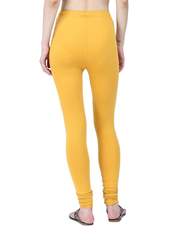 Image of Robinbosky Cotton Churidhar Leggings for Women - Stylish, Stretchable & Flattering Fit for All-Day Comfort