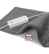 Weighted Heating Pad, XL King Size Electric Hot Heated Pad for Back Pain Relief , Auto-Off, Moist...