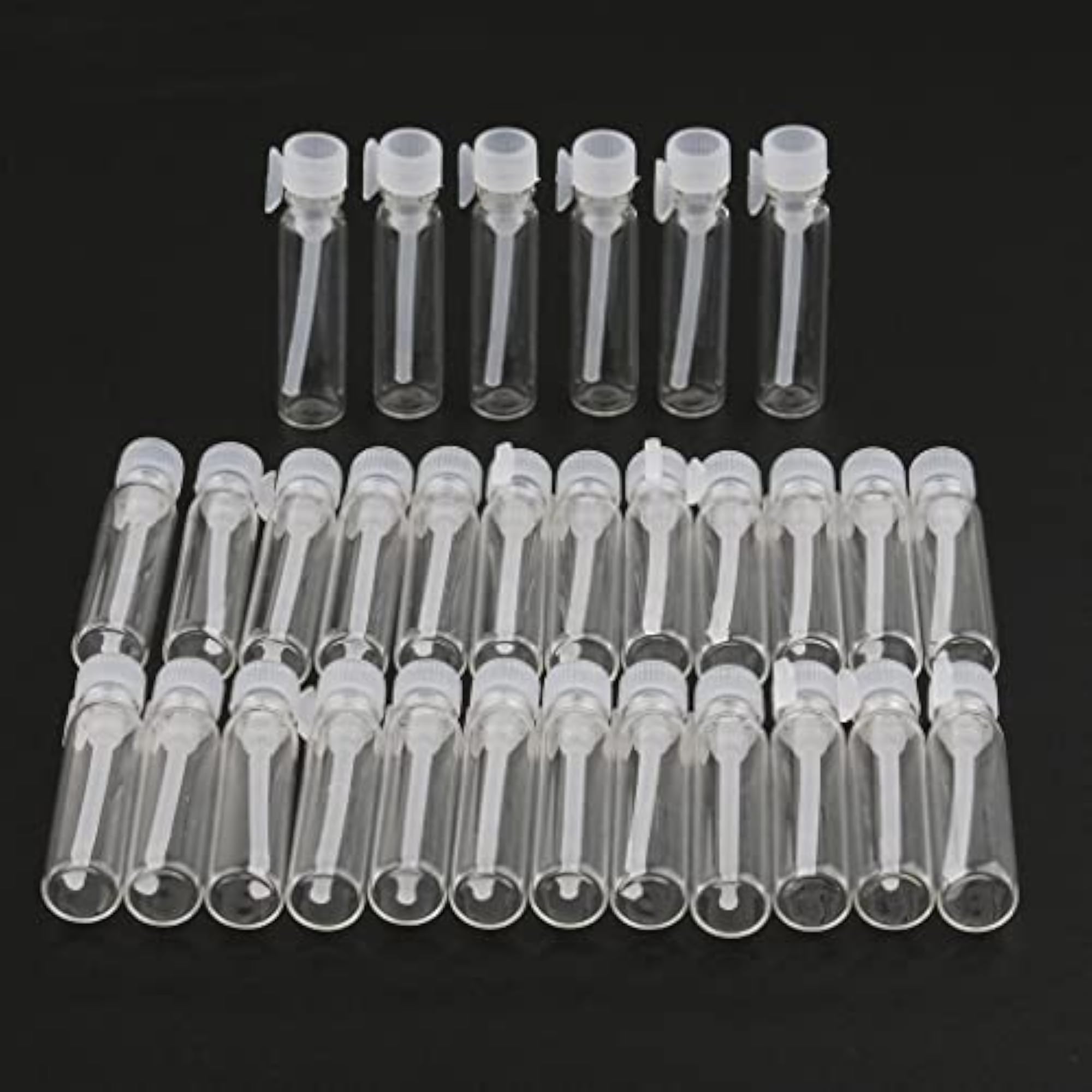 30 Mini Empty Perfume Trial Bottle Sample Vial, 2ml