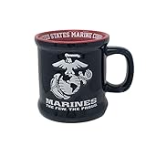 United States Marine Ceramic 12 oz Relief (3D) Ceramic Coffee Mug