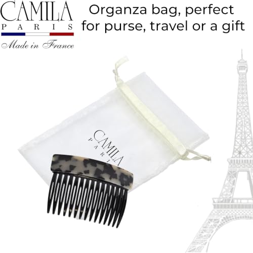 Image of Camila Paris CP3799 Hair Side Comb, 3 inch Small French Twist Hair Combs Clips