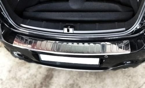 Protezione paraurti posteriore adatta per Mini Countryman R60 | 2010-2017 in acciaio inox cromato protezione per il bordo del bagagliaio di carico