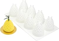 Vista 18 de Restaurantware -Molde de bola de 8 cavidades de pastelería, 1 molde de chocolate listo para horno - Molde de silicona blanca flexible, congelable