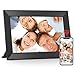 Frameo 10,1 Zoll WiFi Digitaler Bilderrahmen, 1280x800 HD IPS Touchscreen Foto Rahmen, 32GB Speicher, Automatische Rotation, Wandmontagefähig, Teilen Sie Fotos sofort von überall aus