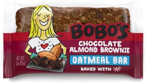 Bobo's Chocolate Almond Brownie Oat Bars, Gluten Free, Non-GMO, Whole Grain Oats, Pack of 12 | Snack Bars | On-the-Go | Made with Simple Ingredients : Books