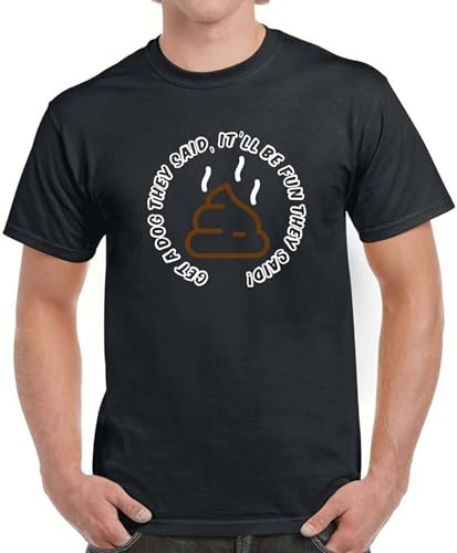 HUISHIJIA Funny Dog Lockdown Christmas T Shirts Mens Love Comedy Fun Fathers Day Black XL