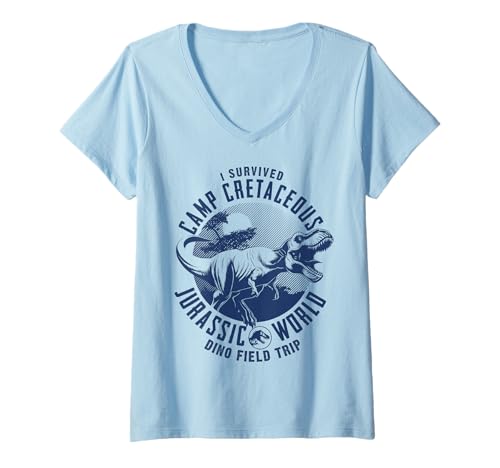 T-shirt Jurassic World femme vetement de survie chic pour fan de science-fiction