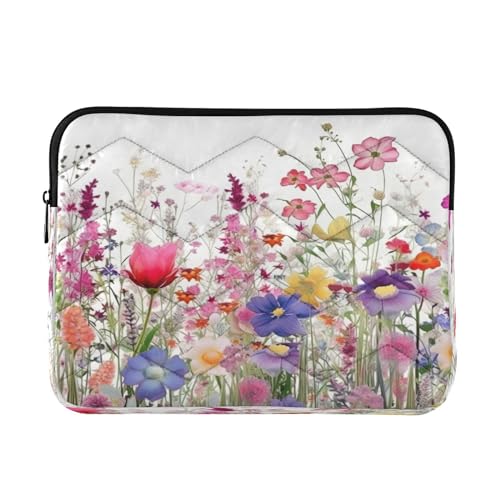 Funda para portátil con diseño floral para 13-14 pulgadas miniatura 1