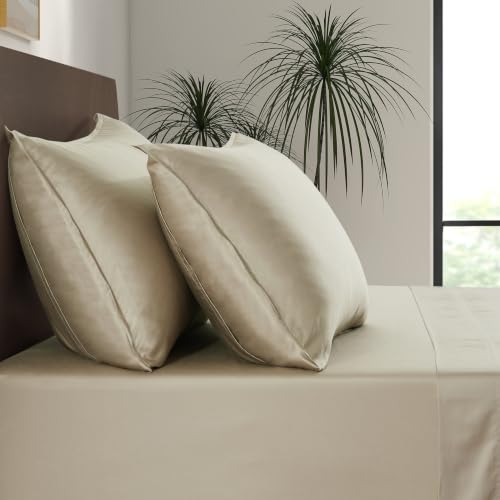 Image of Queen Envelope Pillowcase Set | 100% Viscose | Organically Grown | Ultra Soft | Cooling | 2pcs [Cocoa]