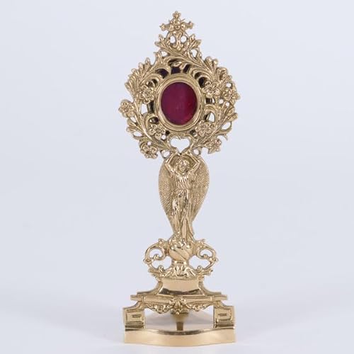 Brass Angel Reliquary for Your Relic, Church Veneration (CCG-8)
