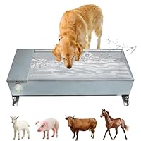 Tränkebecken,Automatischer Pferdetränke,Edelstahl Viehtränke Tränkebecken mit Einhänge Schwimmerventil,Schwimmer Tränkebecken,Tränke Für Rinder, Schafe, Hunde Und Pferde,7.5 Liter