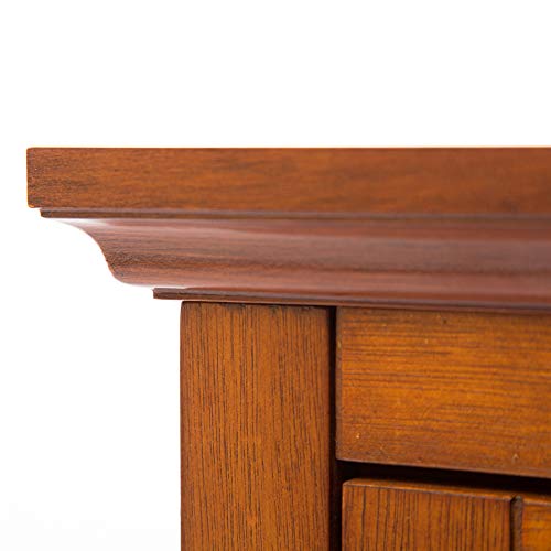 Glitzhome Wall Cabinet, Brown #TOP5