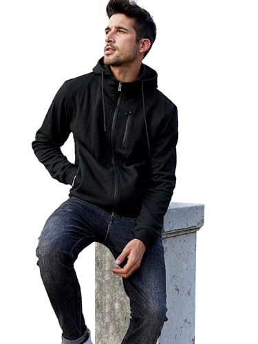 Image of fanideaz Men's Cotton Hooded Sweatshirt with Zip