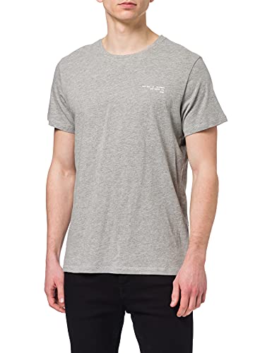 Blend BHBAMMER TO-NECK - Camiseta Estampada - Cloud Cream/beige