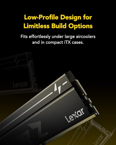 Image of Lexar THOR Z Series OC DDR5 RAM 32GB Kit (2x16GB) 6000 MHz CL36, DRAM 288-Pin UDIMM Desktop Memory, PC Memory High-Performance Computer Memory for Intel XMP 3.0 /AMD EXPO, For AI, Gaming, 1.4V