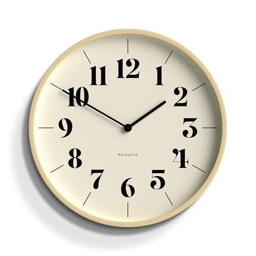 NEWGATE® Hopscotch wall clock, Light Plywood, HWD 40.5 x 40.5 x 4.5cm / 16.1 x 16.1 x 1.8in