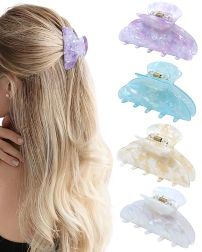 Pince cheveux acrylique brillant ACECHA accessoire haute résistance