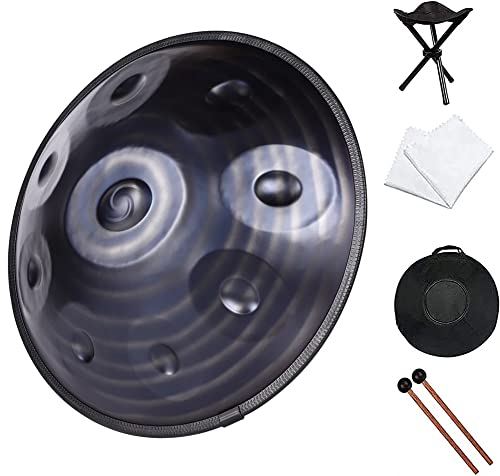 Tambor Handpan en Re menor de 22 pulgadas con accesorios miniatura 1