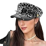 Women Girls Y2K Star Beret Fashion Newsboy Caps Warm Visor Beret Vintage Cabbie for Ladies
