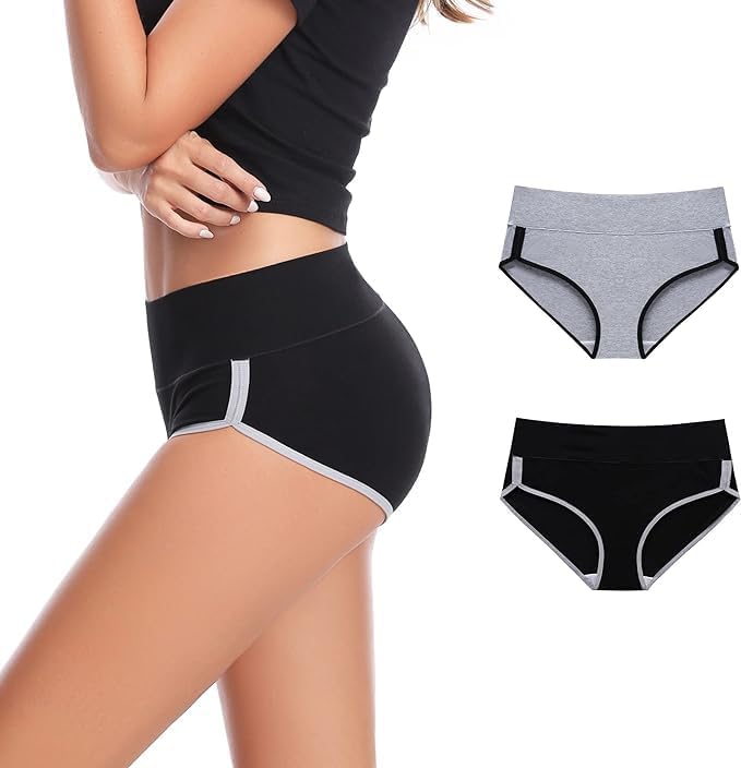 smileai fashion Smileai Women’s Cotton Hipster Panties (Pack of 2) | Breathable 100% Cotton Briefs, Regular & Plus Size | High-Rise Underwear for Women | Comfortable Everyday Panty Set-picture-51