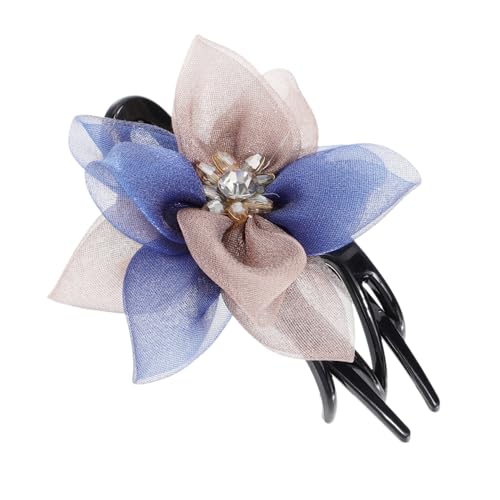 Beaupretty Horquilla Pinza Para El Pelo Clips De Mandíbula Agarre Del Cabello Pasador De Pelo Pinza Para El Cabello Adorno De Tocado Pinzas Para El Cabello De Ducha Blue El Plastico