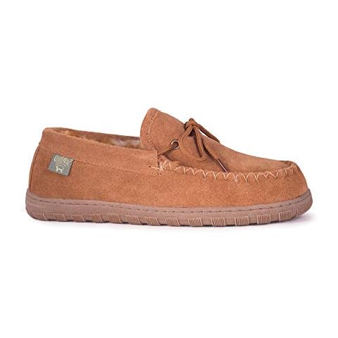 Women's Sheepskin Moc Shoe Brown Size: 4 UK Cover