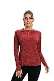 ►Camisa deportiva transpirable para mujeres: debido a las propiedades de calentamiento y transpirabilidad, la sudadera liviana para mujeres es ideal, por ejemplo, como opción para ciclismo, senderismo, escalada y fitness.