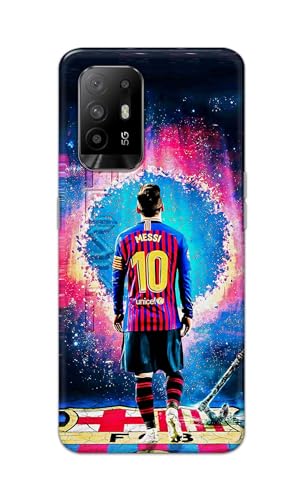 Image of Printed Hard Back Cover for Oppo F19 Pro+ 5G | Oppo F19 Pro Plus Back Cover (Famous Football Player -J1) -190724(EA)