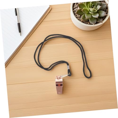 Silbatos para árbitro con cuerda de nylon acero inoxidable 6 pzas miniatura 7