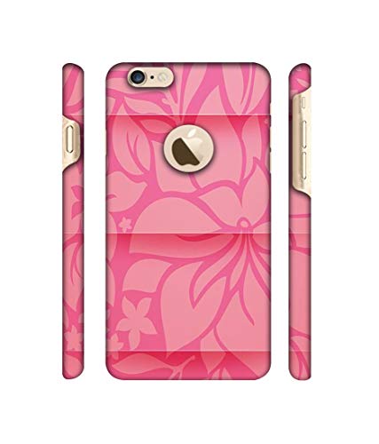 Image of Amazon Brand - Solimo Designer Pink Flower Banch Print On Cloth 3D Printed Hard Back Case Mobile Cover for Apple iPhone 6 / 6S (Logo Cut)