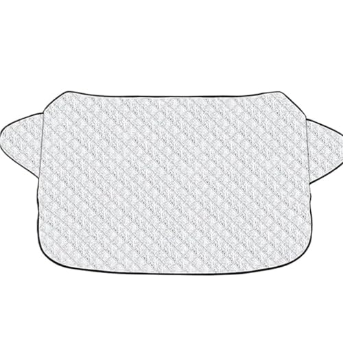 Couverture pare-brise voiture protection neige lors des départs en station