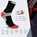 Niofind Socken Herren Damen 43-46 37-42, 6 Paar Baumwolle Sportsocken, Wandersocken, Arbeitssocken, Atmungsaktiv Tennissocken, Laufsocken, Elastische Sneaker mit Dicke Frotteesohle