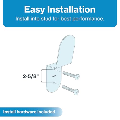 Image of Aquor Stainless Steel Garden Hose Hanger, Sleek Hook for Outside Wall or Garage, Heavy Duty Garden Hose Holder Wall Mount for Storage - Bracket Holder for up to 75 ft x 5 /8 inch