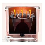 QJRGUY Coffee and Cappuccino Machine Milk Frother, Espresso Maker with Steamer (D) (Argento) - Image 5