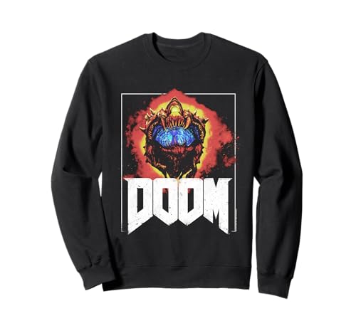 DOOM Cacodemon Flames with Frame Art Video Game �g���[�i�[