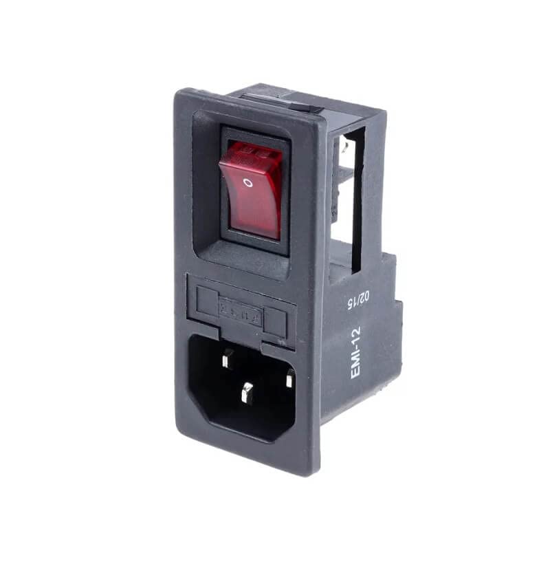 EMI-12 3Pin AC Power Socket With Indicator Switch and Fuse Connector Socket (B09TWRTSJT) Amazon Price History, Amazon Price Tracker