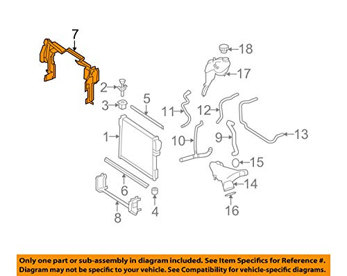 Genuine Mercedes-Benz Upper Baffle 221-500-05-16