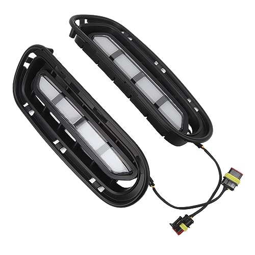 1 par de Luz de Circulação Diurna LED de Alto Brilho DRL Capa de Farol de Neblina para Kia Stinger C