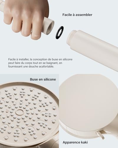 Pommeau économie d'eau haute pression Cobbe pour réduire votre consommation - 6