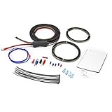 SCOSCHE EFXAKCM8B 8Awg Ofc Moto Amp Power Kit; 60A Mini-Anl, Ultra-Flex Fine Strand, 16Awg Ultra-Flex Speaker, Printed polybag
