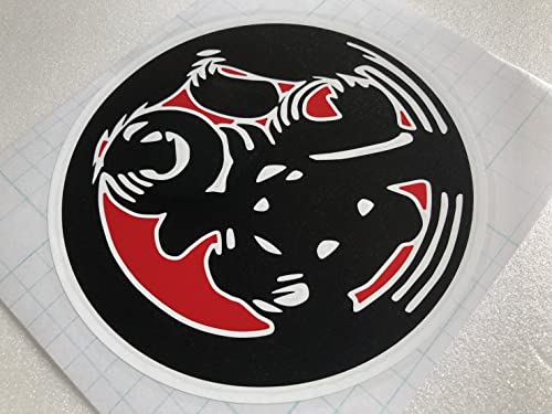 Amazon | 【New-3color-001】○魚河岸マーク【赤+黒+白】3色合わせ