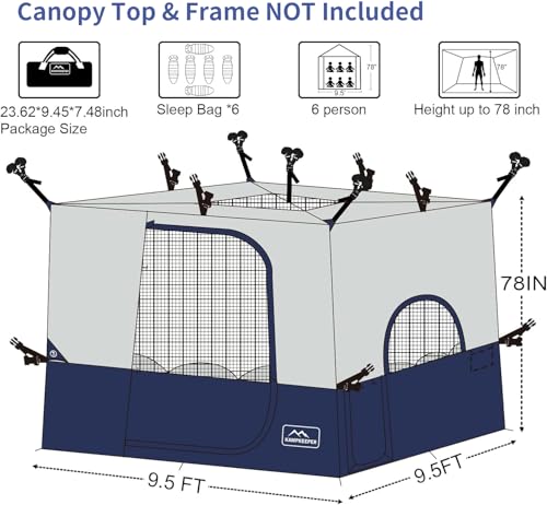 KAMPKEEPER Canopy to Tent Converter