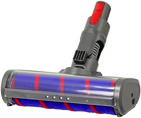 SPARES2GO Soft Roller Brush Head Hard Floor Turbine Tool Compatible with Dyson V8 SV10 Vacuum Cleaner