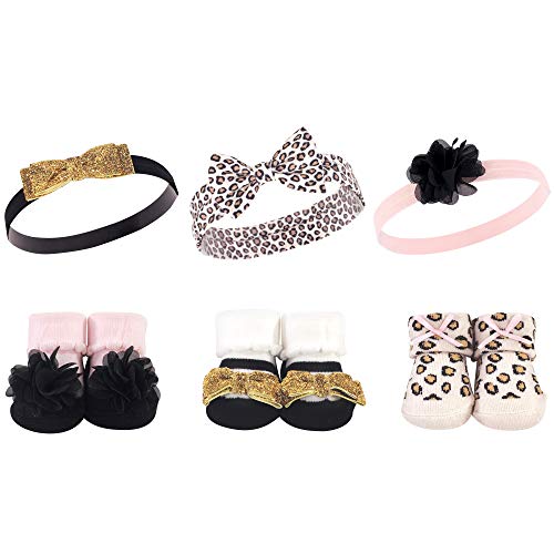 Hudson Baby Unisex Baby Headband And Socks Gift Set, Pretty Leopard, One Size #TOP28