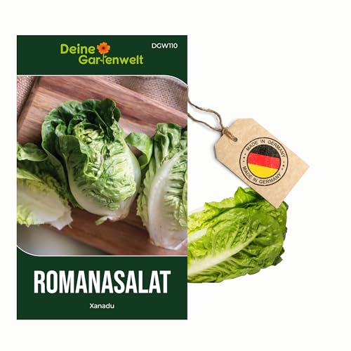 Romanasalat Xanadu Samen - Lactuca sativa - Romanasalatsamen - Gemüsesamen - Saatgut für 150 Pflanzen